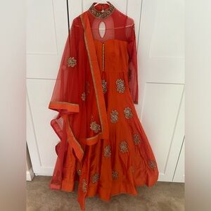 2-Piece Indian Gown Set